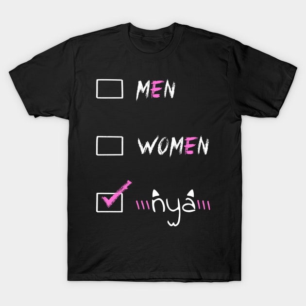 Nya! Arigato T-Shirt by SirTeealot